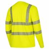 Pioneer Cooling Safety T-Shirt, Long Sleeve, Hi-Vis Yellow, 3XL V1053160U-3XL